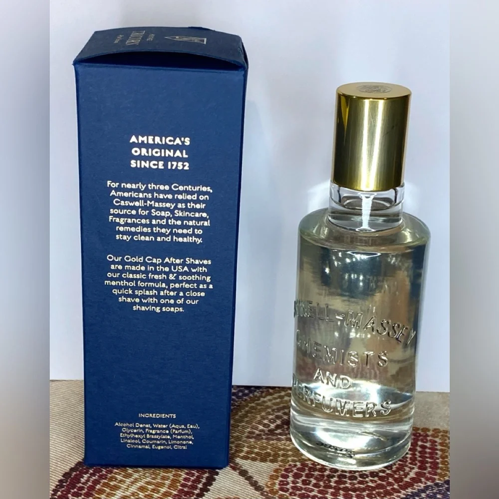 NIB Caswell-Massey Heritage Tricorn After Shave Splash 3 oz Men’s Grooming